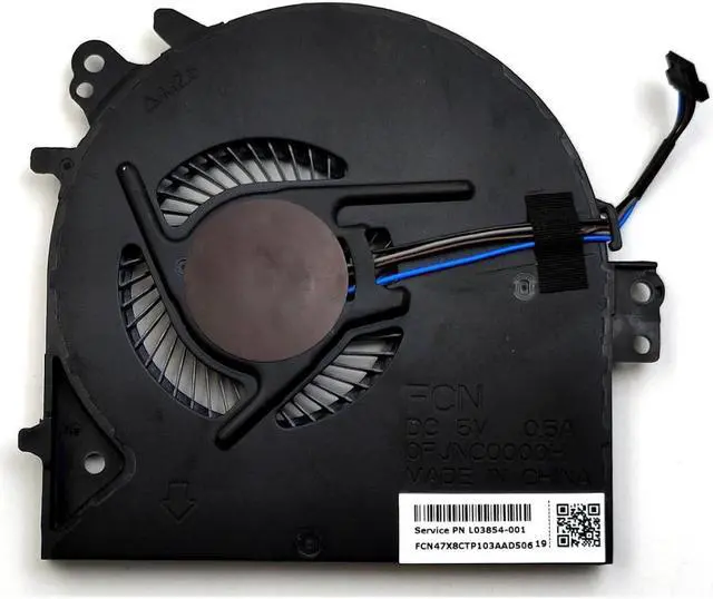 Alt view image 3 of 3 - New For HP Probook 450 455 470 G5 Series Laptop CPU Cooling Fan L03854-001 0FJNC0000H