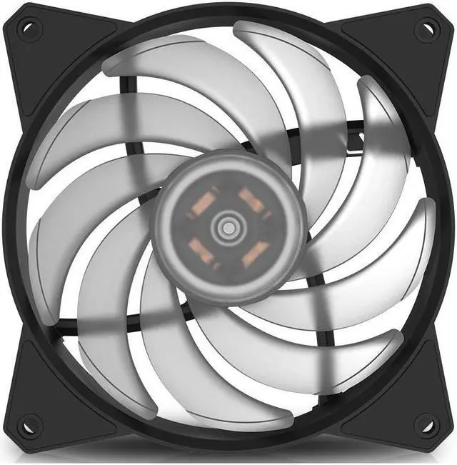 Alt view image 3 of 7 - MasterFan MF120R RGB (PWM) with Hybrid-Design Fan Blade, Speed Profiles, Jam Protection, and Customizable Color Options by Cooler Master
