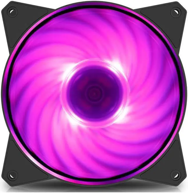 Main image of MasterFan MF120R RGB (PWM) with Hybrid-Design Fan Blade, Speed Profiles, Jam Protection, and Customizable Color Options by Cooler Master