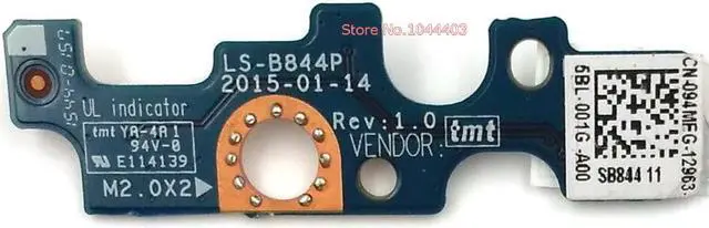Alt view image 3 of 3 - New Power Button Board for Dell Inspiron 15 3558 5555 5558 5559 Vostro 3458 Series Laptop 94MFG LS-B844P