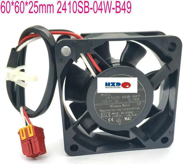 Main image of 2410SB-04W-B49 12V 0.14 radiating cooling fan 6025  XQG72-VD72ZS/XS/GS/ZN washer washing machine   NMB