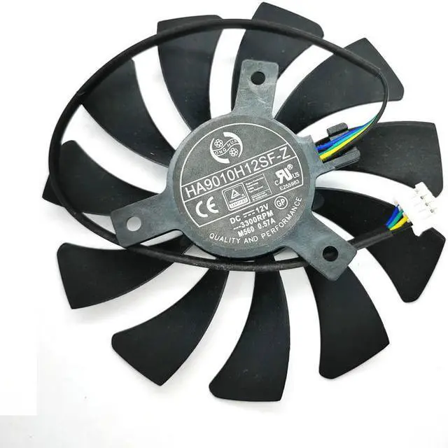Alt view image 6 of 6 - 85mm 4pin HA9010H12SF-Z RX460 4GB Cooler Fan Replace  MSI Inno3D P106 960 Gece GTX 1060 AERO ITX 3G 6G OC Video card