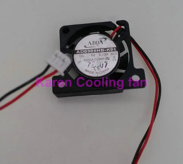 Main image of ADDA AD0305HB-K91 25*25*06mm 2.5cm 25mm 2506 5V 0.13A 2Pin Set Top Box Fan Cooling Fan