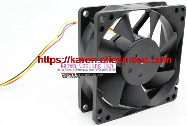 Alt view image 3 of 3 - Nidec D08A-12PM 12V 0.08A 8CM 80*80*25MM silent cooling fan