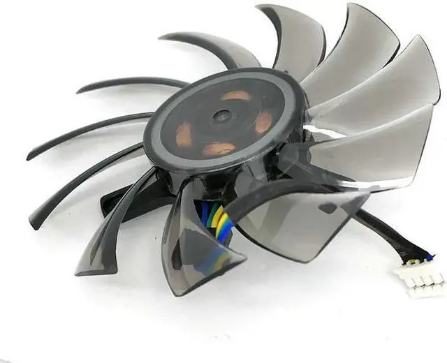 Alt view image 4 of 4 - graphics card fan  75mm 40*40*40mm 4Pin  ZOTAC Gece GA81S2U DC12V 0.38A