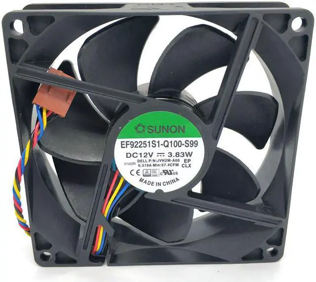 Main image of sunon   EF92251S1-Q100-S99 9225 12v 3.83w EF92251S1-Q000-S9A 90x25mm 90mm CPU Heat Sinks Cooler Fan