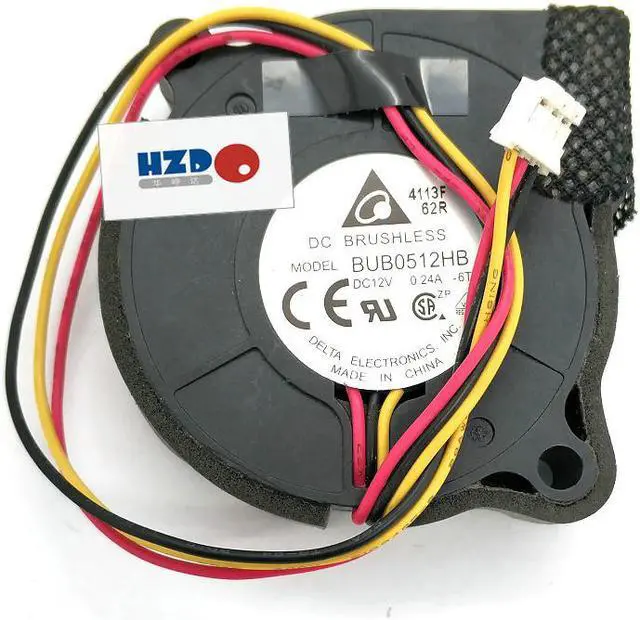 Main image of DELTA 5cm 5015 12V 0.24A BUB0512HB Blower Cooling fan