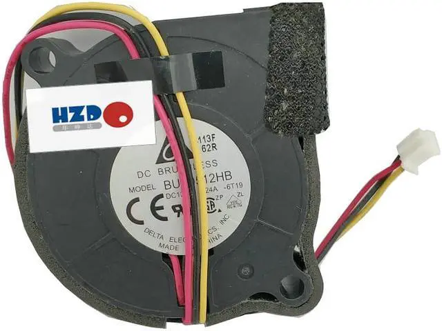 Alt view image 4 of 6 - DELTA 5cm 5015 12V 0.24A BUB0512HB Blower Cooling fan