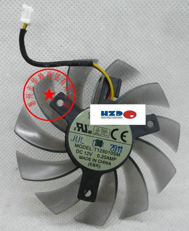 Main image of 8cm T128010SM GTX460 470 570 580 670 HD5870 Cooling fan