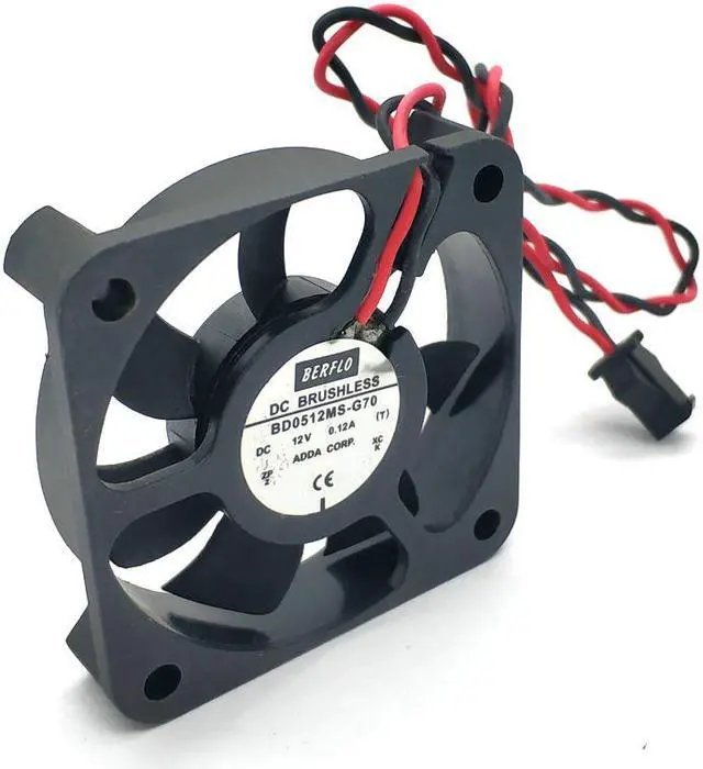 Alt view image 5 of 5 - BD0512MS-G70 5010 12v 0.12a  adda COOLING FAN 50*50*10MM