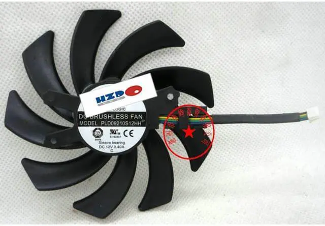 Alt view image 3 of 3 - PLD09210S12HH GTX760 Graphics cards Cooling fan