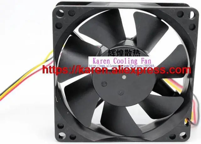 Alt view image 2 of 3 - Nidec D08A-12PM 12V 0.08A 8CM 80*80*25MM silent cooling fan