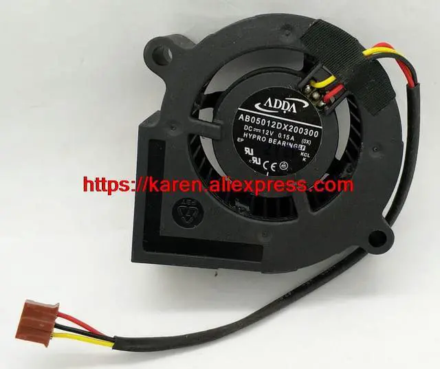Alt view image 4 of 4 - adda 5cm AB05012DX200600 AB05012DX200300 5020 12v 0.15a Blower Cooling fan