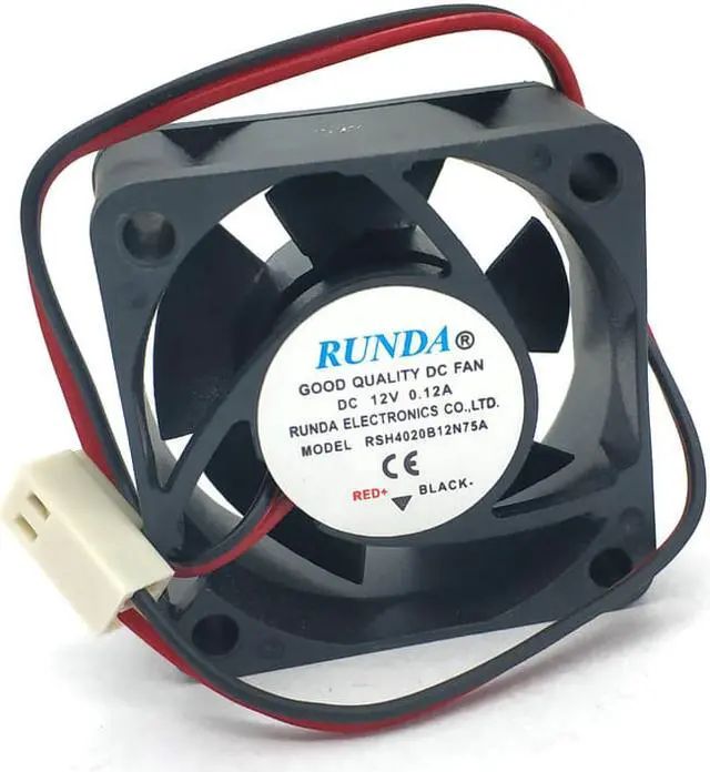 Alt view image 3 of 5 - RSH4020B12N75A 4020 12V 0.12A COOLING FAN 40*40*20mm