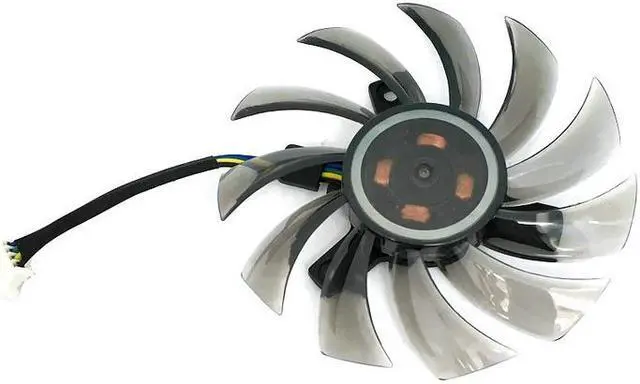 Alt view image 3 of 4 - graphics card fan  75mm 40*40*40mm 4Pin  ZOTAC Gece GA81S2U DC12V 0.38A