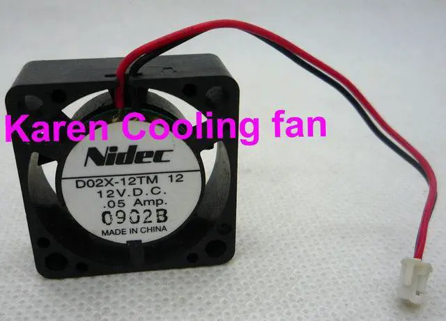 Main image of Nidec D02X-12TS2 DC12V 0.04A 25*25*10MM 2.5 cm mute miniature cooling fan D02X-12TM 12 0.05a