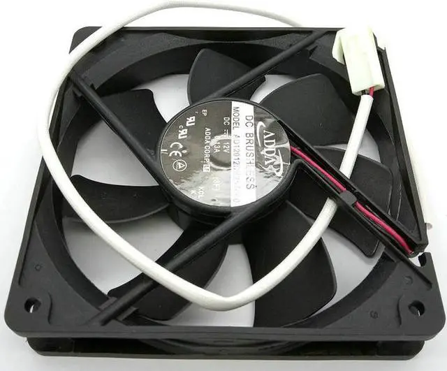 Alt view image 4 of 6 - ADDA AD12012DB257000 12025 12V 0.13A Cooling fan AD1224HB-A70GL 24V AG12012HB257200 120*120*25MM
