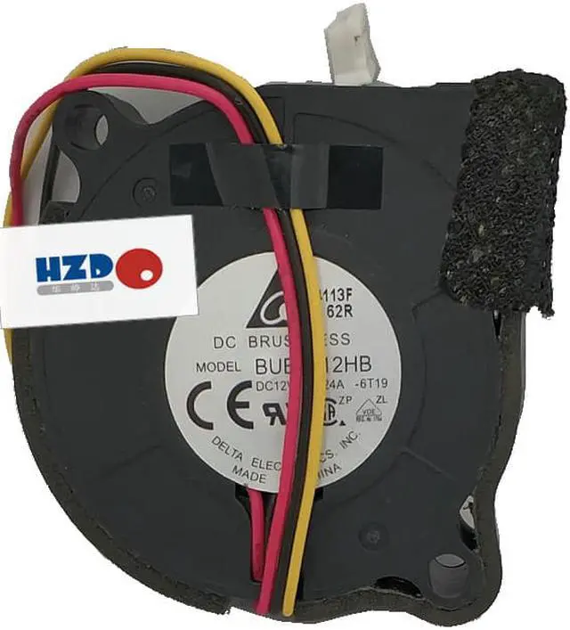 Alt view image 2 of 6 - DELTA 5cm 5015 12V 0.24A BUB0512HB Blower Cooling fan