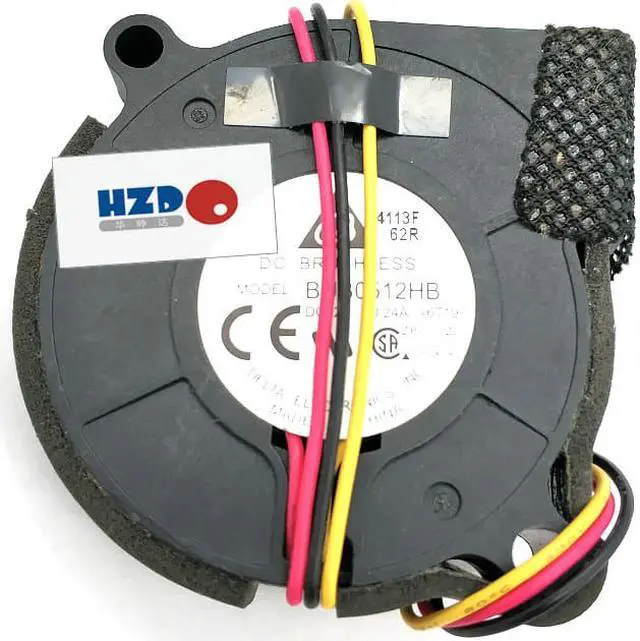 Alt view image 6 of 6 - DELTA 5cm 5015 12V 0.24A BUB0512HB Blower Cooling fan