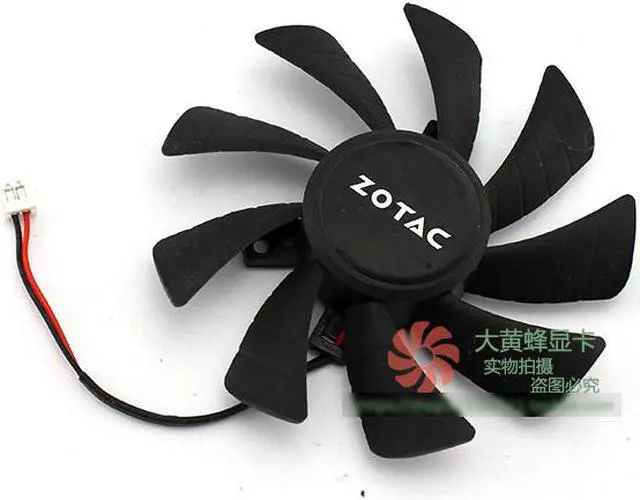 Alt view image 3 of 4 - ZOTAC GTX1050 GTX1050ti Mini Graphics Video card cooling fan GA915S2H