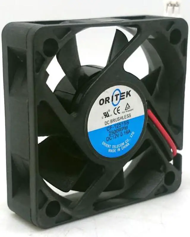 Alt view image 2 of 5 - CF-12515S DC12V 0.18A 50x50x15MM 2Lines Computer Cooling Fan