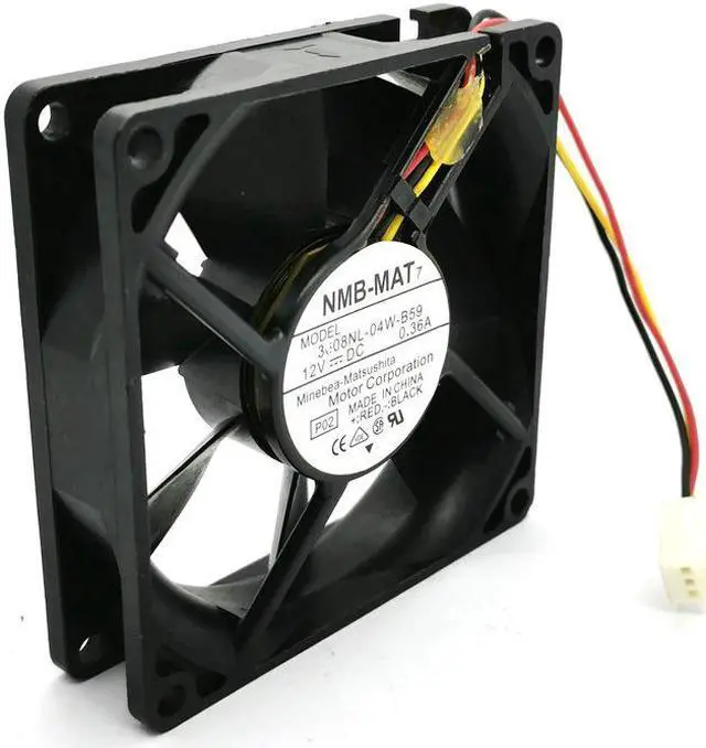 Alt view image 5 of 6 - NMB 8cm 8020 12V 0.36A 3108NL-04W-B59 3WIRE Cooling Fan  80*80*20MM