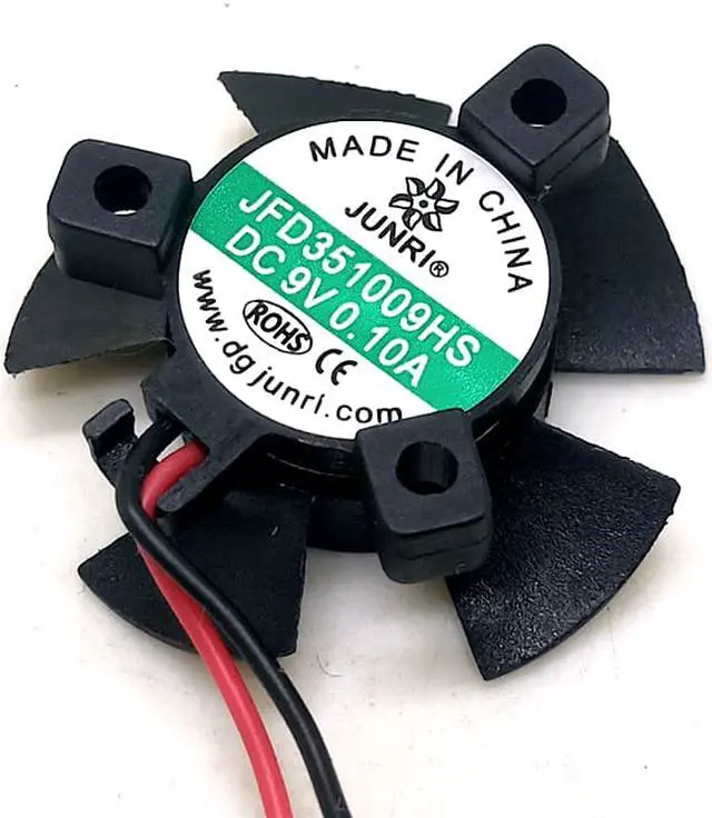 Alt view image 5 of 5 - JFD351009HS DC9V 0.10A 2Lines Computer Cooling Fan