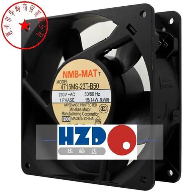Alt view image 2 of 3 - NMB 4715MS-23W-B50 220V 14W 120*120*38MM UPS cooling fan