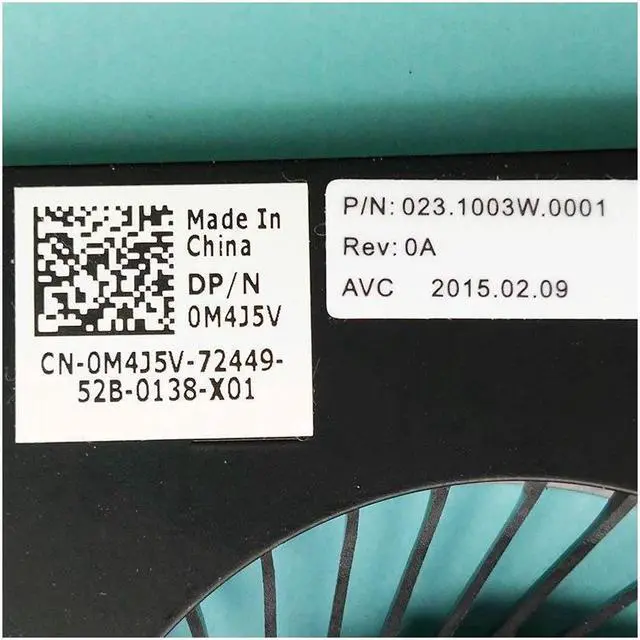 Alt view image 3 of 4 - New and Original CPU fan For Dell Latitude 3570 laptop CPU cooling fan cooler BAZA0707R5H Y006  0M4J5V M4J5V