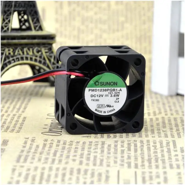 Alt view image 3 of 5 - for SUNON 4CM 4028 Dual Ball 1u Server Fan 3.6W PMD1238PQB1-A cooling fan