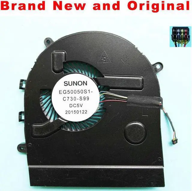 Main image of New original cpu fan for Sunon EG50050S1-C730-S99 DC28000FZS0 00FZS0 laptop cpu cooling fan cooler