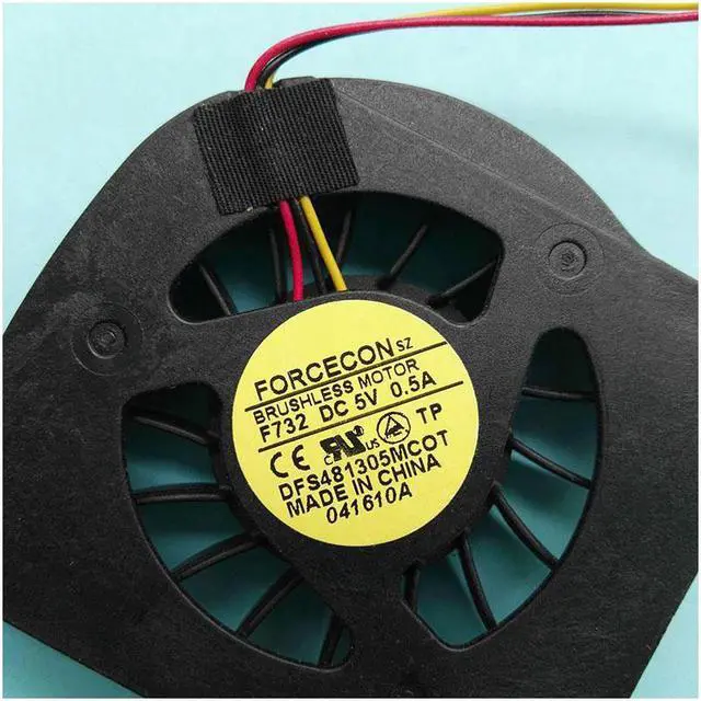 Alt view image 2 of 3 - New Original CPU cooling fan for MSI GX700X GX700 EX700 laptop cpu cooling fan cooler DFS481305MC0T F732