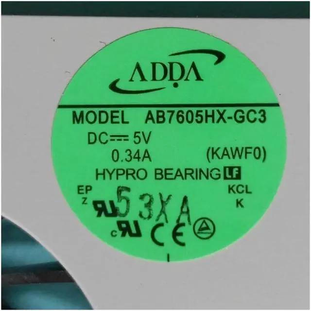 Alt view image 2 of 3 - New original CPU fan for Acer Aspire 5332 5516 5517 5732Z 5732ZG cpu cooling fan cooler AB7605HX-GC3 KAWF0 GB0575PFV1-A