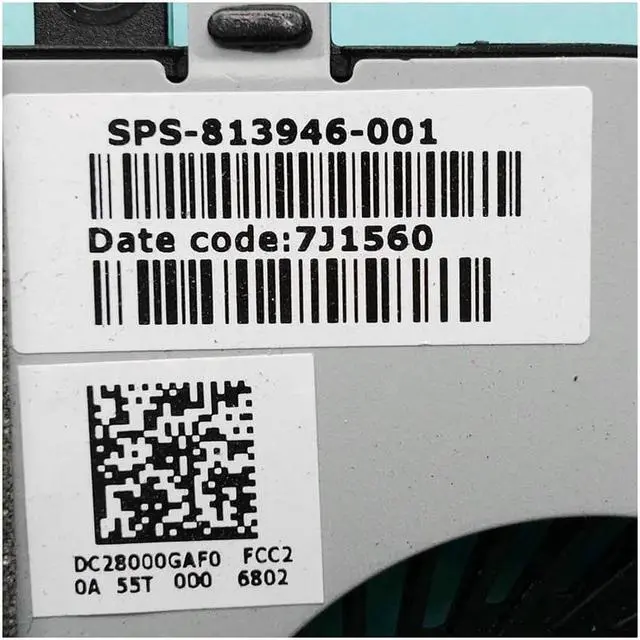 Alt view image 2 of 4 - New Original CPU fan for HP 15-A 15-AC121DX laptop cpu cooling fan cooler 813946-001 FGKB DC28000GAF0