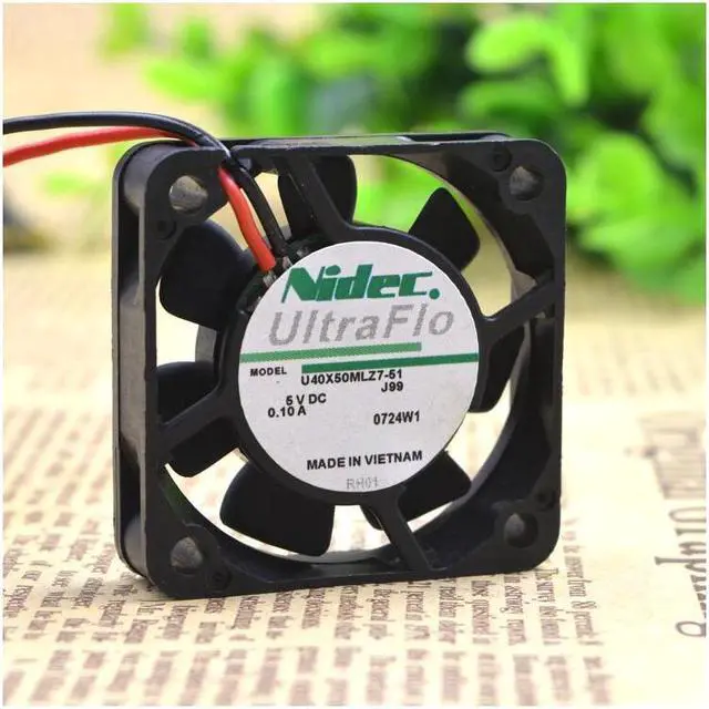 Alt view image 3 of 5 - U40X05ML27-51 Nidec 4cm4 PCT Ultra Silent Fan 4010 5V USB cooling fan