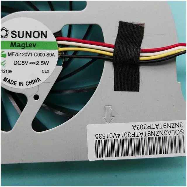 Alt view image 2 of 3 - New Original GPU fan  for HP TouchSmart 610-1031F 610-1088CN 610-1068CN ZN9 GPU cooling fan cooler MF75120V1-C000-S9A
