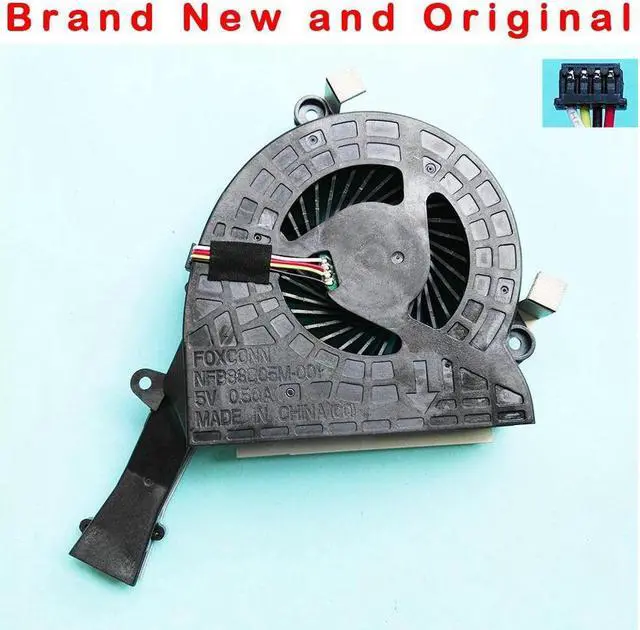 Main image of New original fan for HP Pavilion All IN One 24-B 24-B223W 24-B009 CPU cooling fan cooler 863804-001 NFB88C05M-001 5V 0.5A