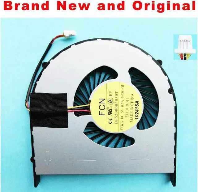 Main image of New cpu fan for DELL 15 7000 7537 N7537 I7537 cpu cooling fan cooler DFS200005030T FFWG DC 5V 0.5A 23.10819.011  HNJ5W 0HNJ5W