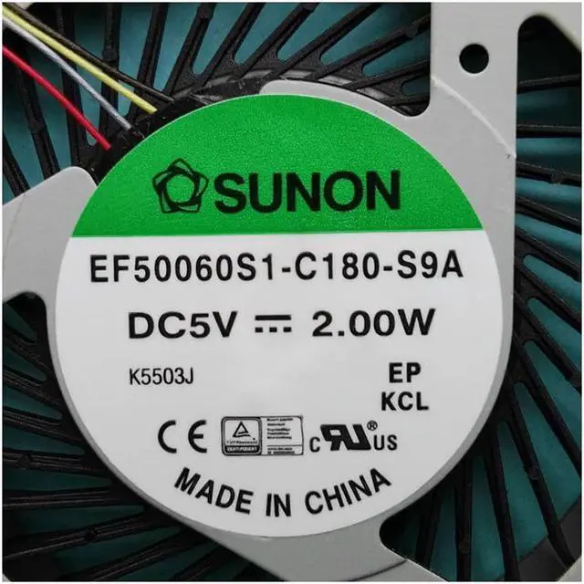 Alt view image 2 of 3 - new original cpu fan for Asus Vivobook S551LB V551LB S551 V551 laptop CPU cooling fan cooler EF50060S1-C180-S9A