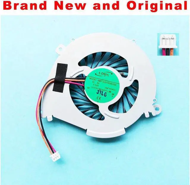 Main image of New CPU cooling fan FOR Sony VAIO SVF14 SVF143A1QT SVF143A1RT SVF143A1ST SVF1431AYCW cooler AB07205HX080300 00CWHKC UDQF2ZR78CQU