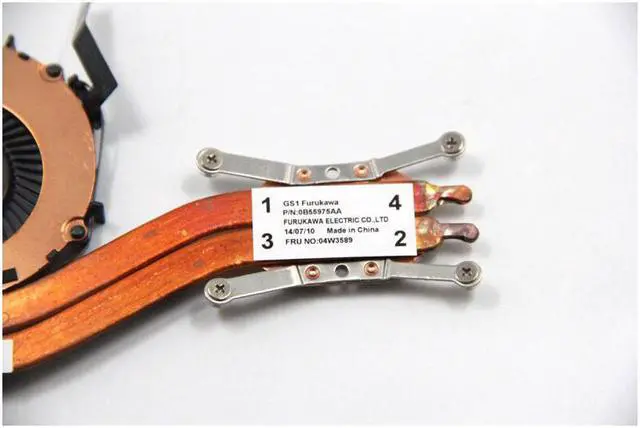 Alt view image 3 of 3 - New For Lenovo For Thinkpad X1 carbon fan heatsink cooling module 04W3589