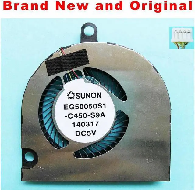 Main image of New Original CPU fan For DELL E5550 laptop cpu cooling fan cooler EG50050S1-C450-S9A DC28000EGS0 DP\/N  4Y9H9 04Y9H9 KDB0705HCA02