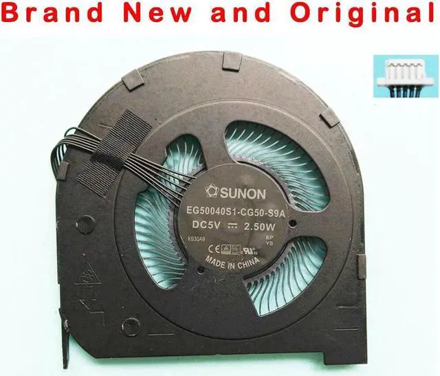 Main image of New original cpu cooling fan cooler for Lenovo Thinkpad T490S EG50040S1-CG50-S9A 5PIN 2.5W