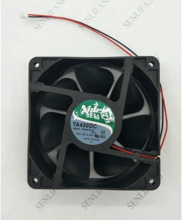 Alt view image 2 of 2 - FOR 120*120*38mm TA450DC B34978-55 24V 0.41A 12cm 12038 windy Inverter fans