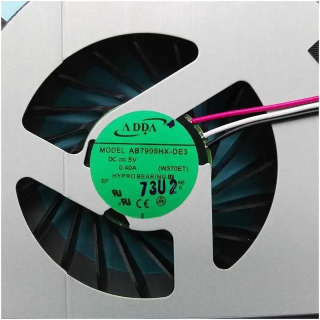 Laptop Lüfter AB7905HX-DE3 - CPU Cooling Fan Für W150 W350 K590S Modelle