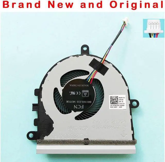 Main image of New original cpu cooling fan for Dell 15-5575 FAN COOLER 07MCD0 7MCD0  DFS531005MC0T FK39 DC 5V 0.5A CPU