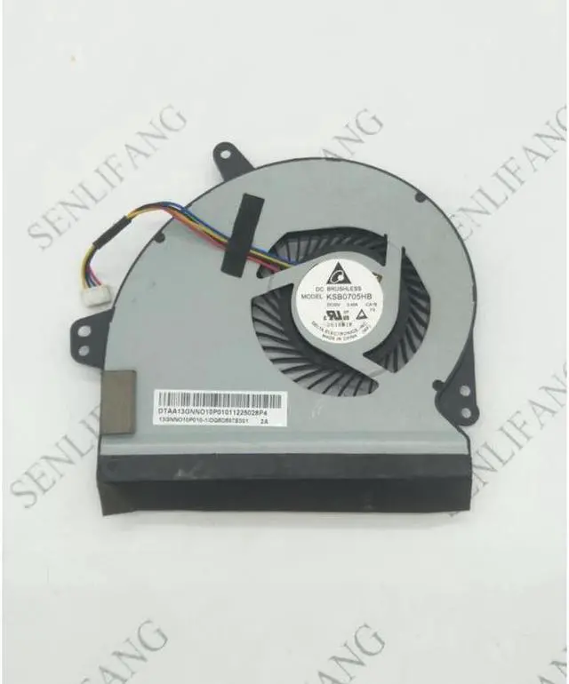 Main image of laptop cooler cpu cooling fan for Asus X501 X501A CPU FAN KSB0705HB-CA1B DC5V 4PIN EF75070S1-C000-S99