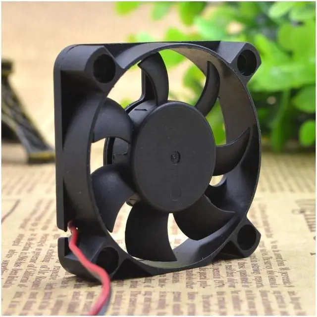 Alt view image 4 of 4 - 5cm silent cooling fan 12V 0.10A CDH5010S humidifier North and South Bridge Charger 2 pins