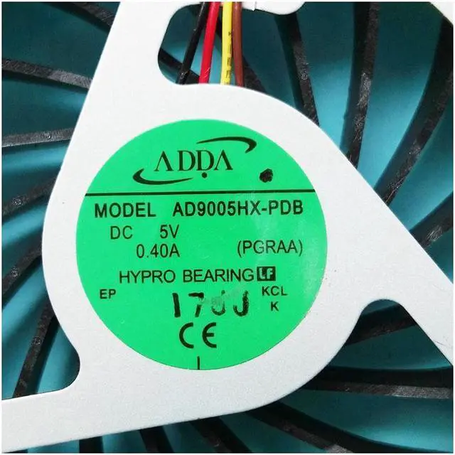 Alt view image 2 of 3 - NEW  cpu cooling  fan for Toshiba QOSMIO X775-Q7270 X775-Q7272 X775 X770 X775-Q7380 X775-Q7384 fan cooler AD9005HX-PDB PGRAA
