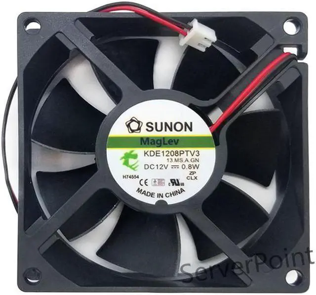 Main image of brand  FOR SUNON KDE1208PTV3 DC12V 0.8W 8CM Maglev cooling fan NEW